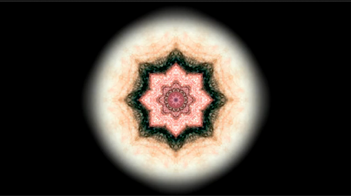 Left: Teresa Ascencao, title: Auto Erotic Meditations. Video (projection).