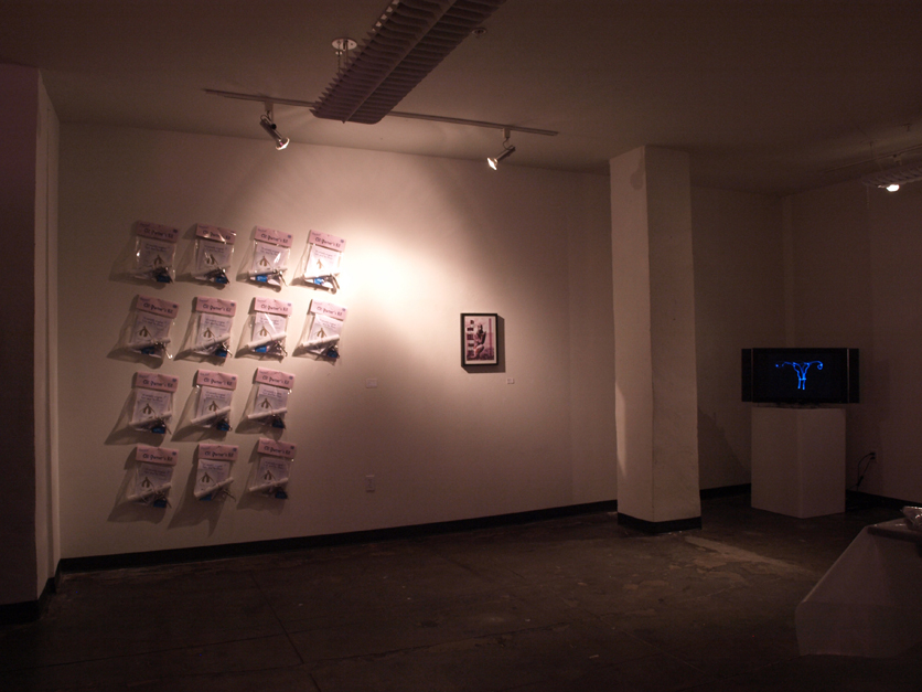 Gallery right wall.
